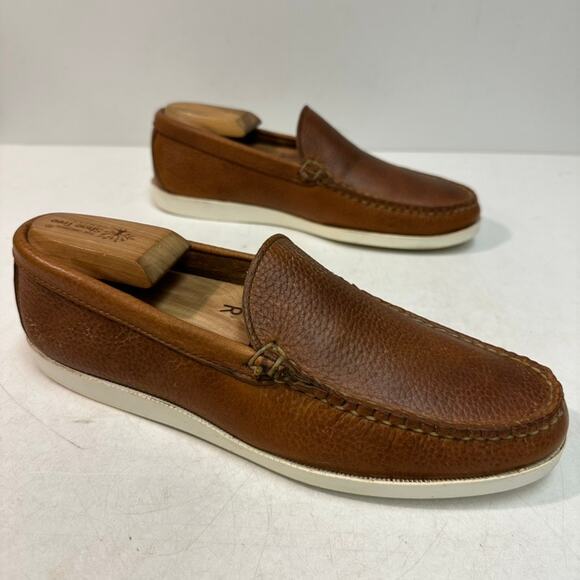 VERY GOOD Rancourt & Co. Dirigo Vintage Venetian Loafer Brown Buckaroo USA 7 - Picture 4 of 10